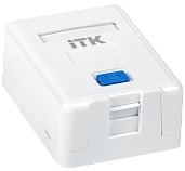 ITK Корпус настенной розетки для 1 модуля Keystone Jack CS2-012 IEK