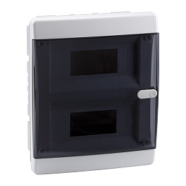 Бокс пластиковый ЩРВ-П-18 IP41 встраив. OptiBox P-CVK-1-18-IP41 Дверь прозр. 145781 КЭАЗ  ++