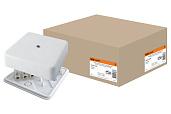 Коробка распаячная КР 100х100х29 ОП с клем. колодкой белая IP40 SQ1401-0208 TDM