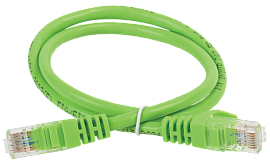 ITK Коммутационный шнур (патч-корд), кат.5Е UTP, 2м, зеленый (PC02-C5EU-2M)