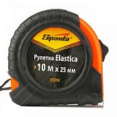 Рулетка Elastica, 10 мх25 мм, обрезиненный корпус SPARTA 31314
