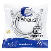 Патч-корд FTP, категория 5е, 10 м, LSZH, экранированный, серый PC-FTP-RJ45-CAT.5E-10M-LSZH 9245c Cabeus