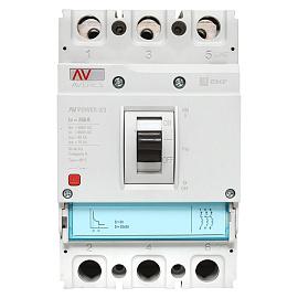 Выключатель автоматический 250А 3П трехполюсный AV POWER-2/3 50kA ETU2.0 Averes mccb-23-250-2.0-av EKF