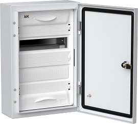 Корпус металлический ЩРн-24 (1х24) 460х310х140 IP54 белый TITAN 5 TI5-50-N-024-54 IEK