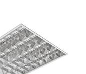 Светильник светодиодный ДВО 4х18Вт Classic LED Т8/R-418-23 под лампу Т8 (без ламп) 595х595 IP20 701401823 ЗСП