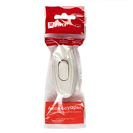 Переключатель бра белый 6А 250В APB6-10 Simple EKF