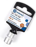 Головка торцевая  1/4", 12 мм, Cr-V  КОБАЛЬТ 643-309