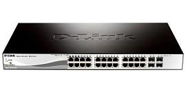 Коммутатор управляемый 24-портовый DGS-1210-28P/F1A D-Link