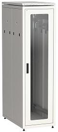 ITK Шкаф сетевой 19" LINEA N 42U 600х1000 мм стеклянная передняя дверь серый LN35-42U61-G IEK