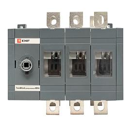 Рубильник 400A 3P реверсивный без рукоятки управления TwinBlock tb-s-400-3p-rev EKF
