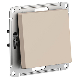 Выключатель 1-клавишный сх.1, 10АХ, механизм, ПЕСОЧНЫЙ ATLASDESIGN ATN001211 Systeme Electric