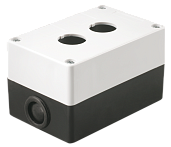 Корпус КП102 для кнопок 2 места Белый (BKP10-2-K01) IEK