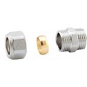 Фитинг подключения L и T-образной медной трубки-D15-R 1/2" 4938 SANEXT