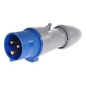 Вилка кабельная силовая - P17 Tempra Pro - IP 44 - 200/250 В~ - 16 A - 3К+З 555125 Legrand