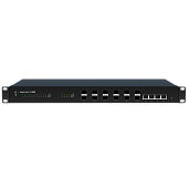 Коммутатор 12-ти портовый управляемый уровня 2/3. 8*100/1000 Mbps SFP Ethernet Ports EdgeSwitch 12 Fiber ES‑12F Ubiquiti