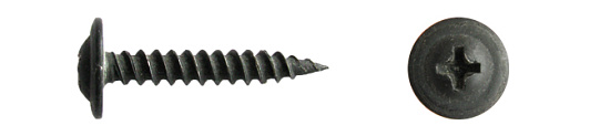 Изображение товара Саморез по металлу с прессшайбой "клоп" 4,2х13 чернопассив. (шлиц под биту PH2)