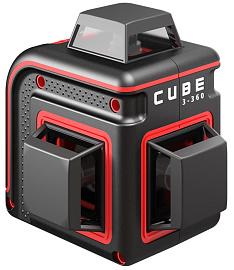 Уровень лазерный (нивелир) CUBE 3-360 Basic Edition (горизонталь 360 град./2 вертикали 360 град.) 20м ADA A00559