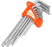 Набор ключей PATRIOT SKТ-9L, TORX, длинные, T10-T50, CRV, 9 шт 350002007 PATRIOT