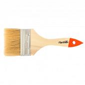 Кисть плоская Slimline 3" (75 мм), натуральная щетина, деревянная ручка SPARTA 824405