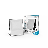 Прожектор светодиодный ДО-100W 10000 lm IP65 6500К, IK07, черный EVO Gauss 687511100