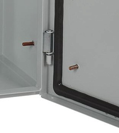 Щит металлический ЩМП-1-1 IP31 с монтажной панелью 395х310х150мм (ВхШхГ) GENERICA УХЛ3 RAL7035 YKM41-01-31-G IEK