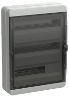 Бокс пластиковый КМПн-54 IP65 навесной TEKFOR черн. прозр. дверь 560х408х153 TF5-KP72-N-54-65-K03-K02 IEK