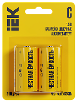 Элемент питания Alkaline LR14/C (2шт/блистер) ABT-LR14-OP-L02 IEK