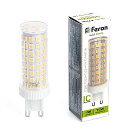 Лампа светодиодная LB-437 JCD 15Вт 1340Лм 230В G9 4000K  38213 Feron