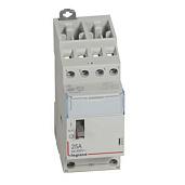 Legrand CX3 Контактор модульный с ручным упр. 4P 25А 4НО катушка 230В 412551