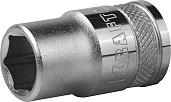 Торцовая головка, Cr-V, FLANK, хромосатинированная, 1/2", 12 мм KRAFTOOL "INDUSTRIE QUALITAT" 27805-12_z01