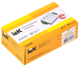 Магистральный усилитель PRO RGB 3 канала 12В, 4А, 144Вт IEK LSA-RGB-144-20-12-PRO IEK