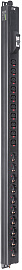 ITK BASE PDU вертикальный PV1111 25U 1 фаза 16А 10 розеток SCHUKO (немецкий стандарт) + 10 розеток C13 кабель 2,6м вилка SCHUKO (немецкий стандарт)