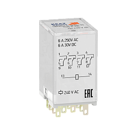 Реле промежуточное OptiRel G RP55-34-60D-6-CO/TI 281131 КЭАЗ