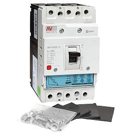 Выключатель автоматический 100А 3П трехполюсный AV POWER-1/3 50kA ETU2.0 AVERES mccb-13-100-2.0-av EKF