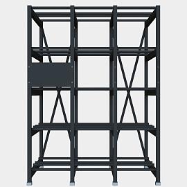 Стеллаж 5 полочный 2 ряда 1360х935х1855 R5N2R139318AT Systeme Electric