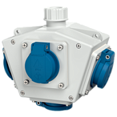 Комбинация розеток серии DELTA BOX 92602 IP44 Mennekes