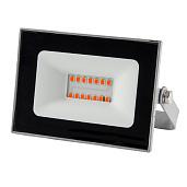 Прожектор светодиодный ULF-Q516 10W/RED IP65 220-240В GREY Красный свет. Корпус серый. UL-00008491 TM Volpe