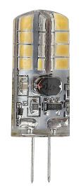 Лампа светодиодная 2,5 Вт G4 JC 4000К 200Лм 12В капсульная ( LED JC-2,5W-12V-840-G4 ) Б0033192 ЭРА