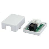 Розетка универсальная CAT5E Keystone, 1 порт RNW5E1WH DKC