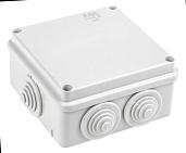 Коробка распаячная герметичная с вводами IP55 100х100х50мм ШхВхГ
