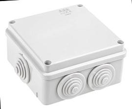 Коробка распаячная герметичная с вводами IP55 100х100х50мм ШхВхГ