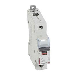 Выключатель автоматический DX3 50А 1П однополюсный D 10кА 407976 Legrand