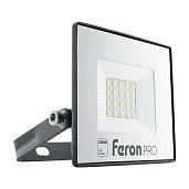 Прожектор светодиодный 20Вт LL-1000 6400K 1600Лм LED OSRAM IP65 AC220-240V/50Hz черный 41538 Feron Pro