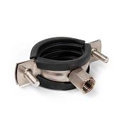Хомут трубный из нержавеющей стали 20-25мм М8+М10 ТХ (INOX) 1/2" Fortisflex 82150
