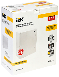 Щит пластиковый 500х400х180мм ЩМПп IP65 навесной  белая дверь MKP93-N-504018-65 IEK