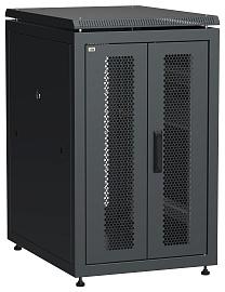 Шкаф сетевой 19" 18U 600х800мм двери передняя двустворчатая перфорированная задняя перфорированная черный LINEA N LN05-18U68-2PP ITK