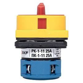 Переключатель кулачковый ПК-1-11 25А 1P "0-1" с блокировкой IP65 PROxima pk-1-11-25-a65 EKF
