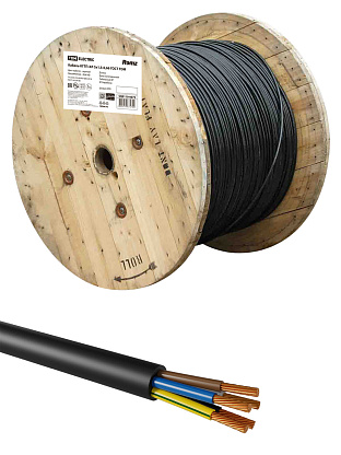Изображение товара Кабель КГСП-ХЛ 5х1,5(N,PE)-0,66 ГОСТ TDM 100 см