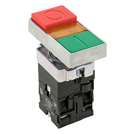 Кнопка управления LAY5-BW8465 "I-O" прямоугольная 230В NO+NC pbn-bw8465 EKF PROxima