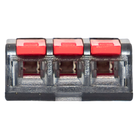 Строительно-монтажная клемма СМК 221-413 3 отверстия 0.2-4.0 мм2 (plc-smk-221-413) EKF PROxima